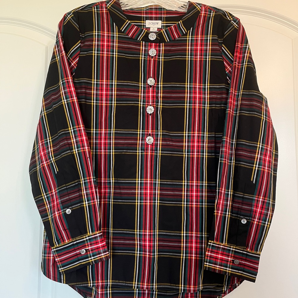 Winter J Crew button up size small.
